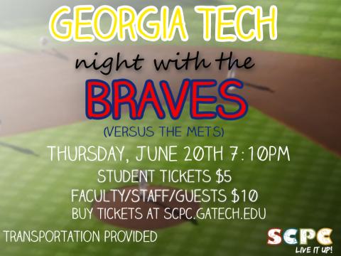 SCPC Presents: GT Night with the Braves!