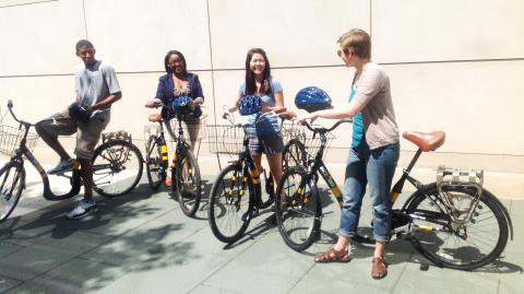 Students with BuzzBikes