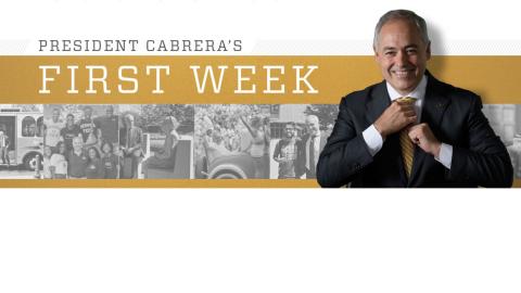 President Cabrera's First Week header