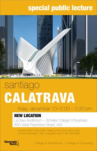 Santiago Calatrava lecture