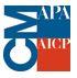 APA AICP Certification Maintenance CM Logo
