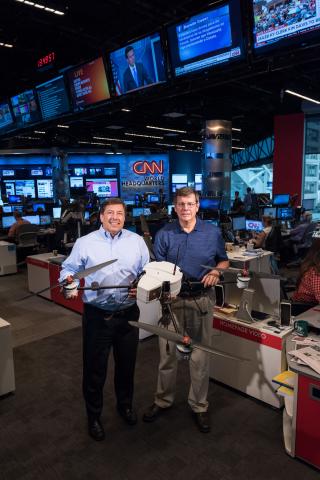 UAV in CNN World Headquarters