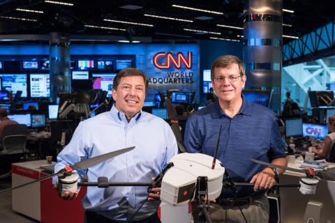 UAV in CNN World Headquarters