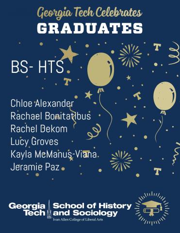 Congratulations to the fall 2020 BS- HTS graduates.