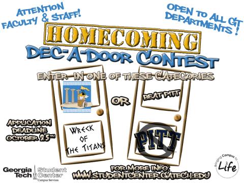 Homecoming presents: DEC-A-DOOR signup