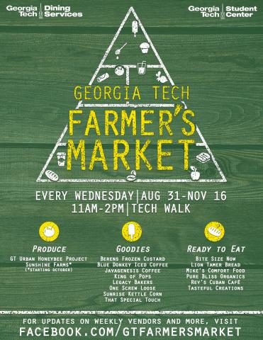 Georgia Tech Farmer's Market Fall 2016