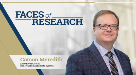 Carson Meredith, Executive Director of the Renewable Bioproducts Institute at Georgia Tech