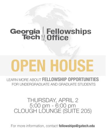 Fellowships Office Open House Flyer