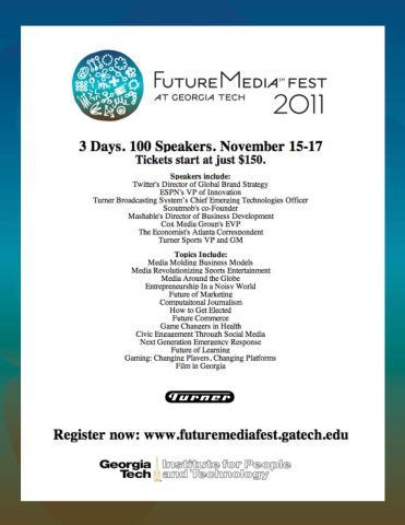 FutureMedia Fest 2011 flyer