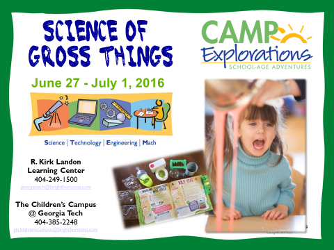 Camp Exporations - Science of Gross Things (STEM)