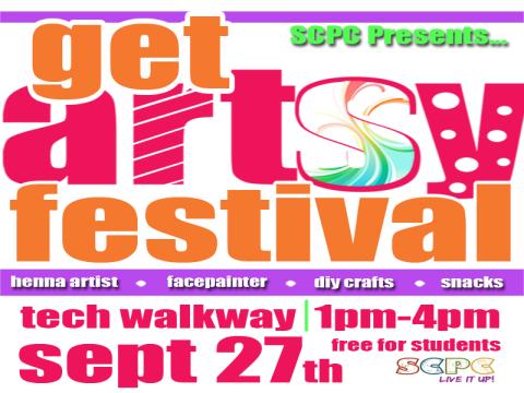 SCPC Festivals presents: Get Artsy Festival!