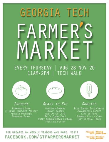 Georgia Tech Farmer's Market Fall 2014