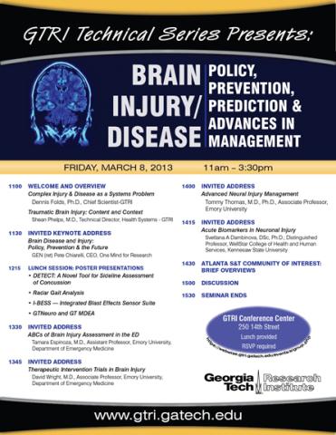 GTRI Technical Seminar: Brain Damage/Injury