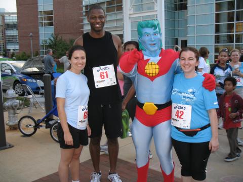 Green Awareness 5K 2010: Students and Captain Planet