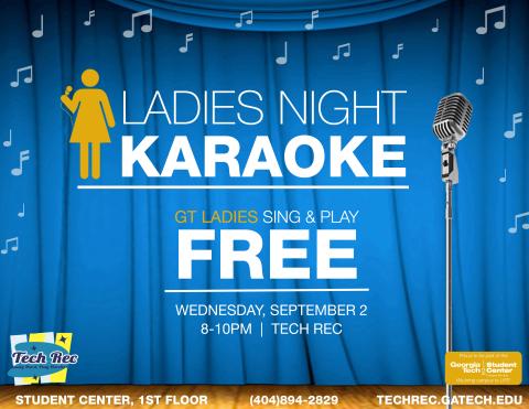 Tech Rec presents: Ladies Night Karaoke!