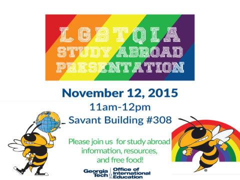LGBTQIA Study Abroad Presentation Flyer