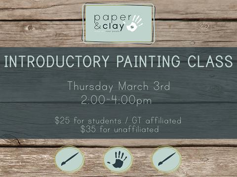 Paper & Clay presents: Painting Class!