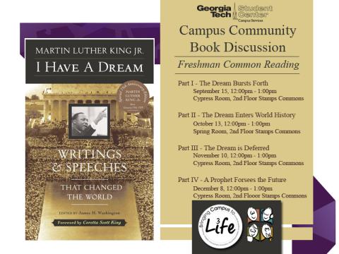 Campus Community Book Discussion hosted by the Student Center