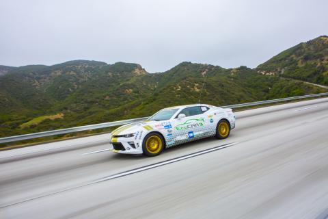 photograph of Georgia Tech EcoCAR 3 in Los Angeles County