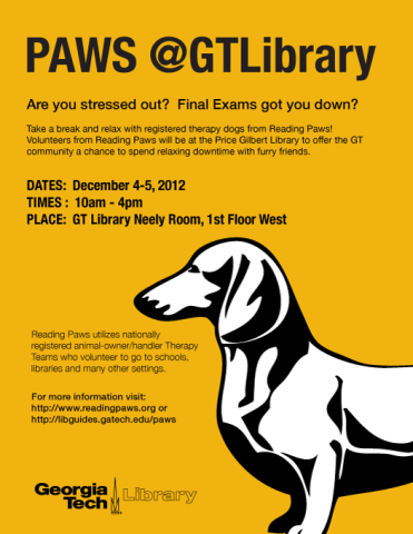 PAWS @GTLibrary