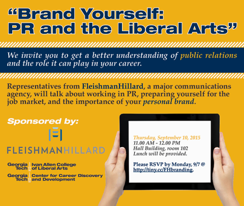 "Brand Yourself: PR and the Liberal Arts"
