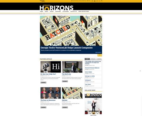 New Research Horizons website