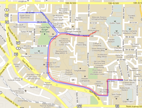 Dream Mile Race Map