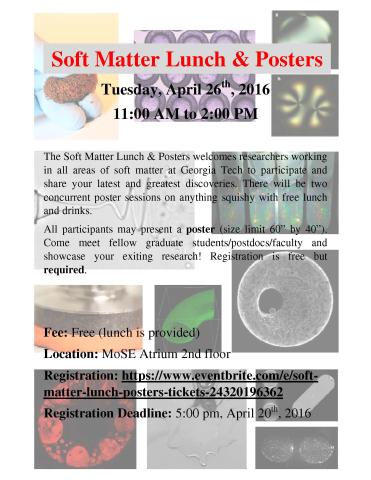 Soft Matter Lunch & Posters