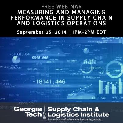 Free Webinar: Measuring and Managing Performance in Supply Chain and Logistics Operations