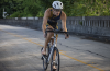 Georgia Tech student Colin Wegner competes in the Ashville Triathlon. Submitted photo. 