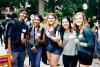 Students enjoy free pops during a past Ramble In