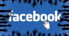 Facebook logo with hands surrounding it