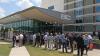 Crowd Gathers for Ribbon Cutting on GTRI Cobb County Research Facility South Campus