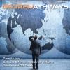 A cover of the Georgia Pathways magazine cover for June 2022. A man, hand on the back of his head, looks up at a globe drawn on a wall. Text reading "Sam Nunn School of International Affairs" and "Global Tech and STEM Careers" is in the bottom left corner.