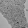 Electron microscope image of nanoparticles