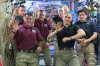 Crew onboard space station