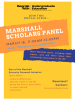 Flyer for the Marshall Scholars Panel