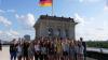 Georgia Tech students pose for a photo in Germany.