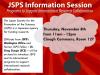 JSPS Info Session Flier