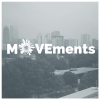 Logo for the MOVEments podcast.