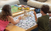 Students play with augmented reality prototype designed by IMTC for Verizon Foundation