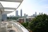 Atlanta skyline view from Whitaker balcony.