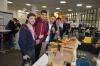 Students enjoying fresh fruit and juices in the Student Lounge.