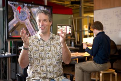 Blair MacIntyre in Lab