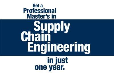 Masters in Supply Chain Engineering
