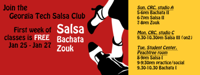 Salsa Club 2015 First Week Free Classes