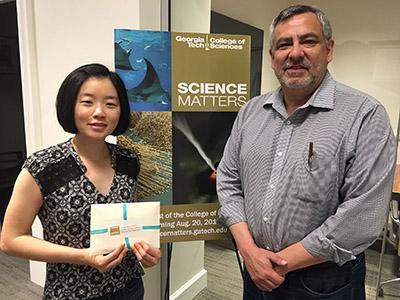 Kimberly Chen with ScienceMatters host Renay San Miguel