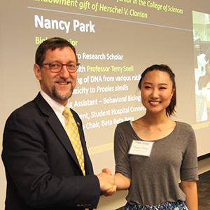 Nancy Park with Dean Goldbart (Photo by Renay San Miguel)