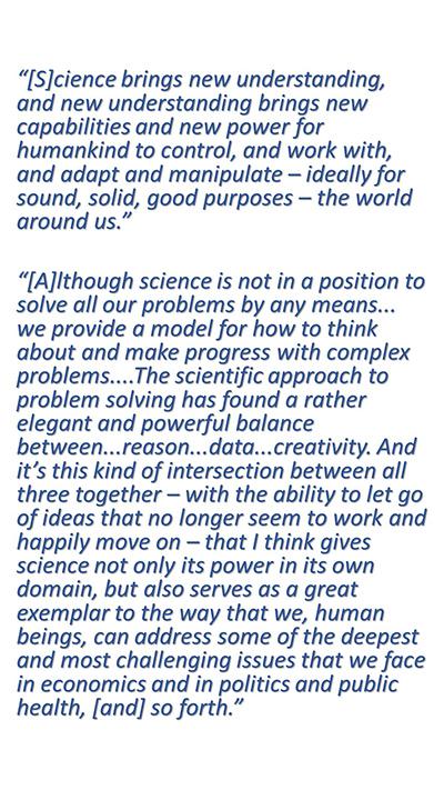 Paul Goldbart On Why Science Matters