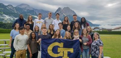 EU Study Abroad Group at Garmisch